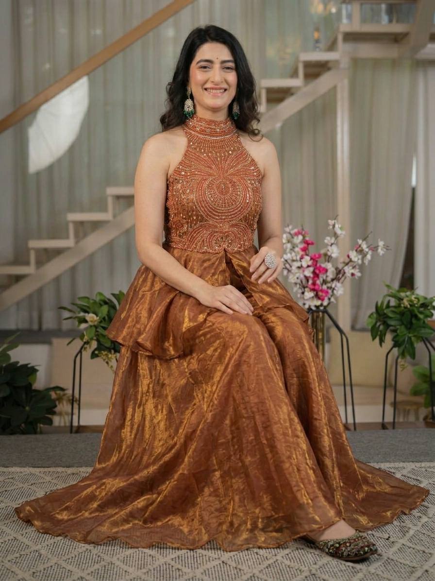 Royal Copper Shimmer Heirloom Ensemble